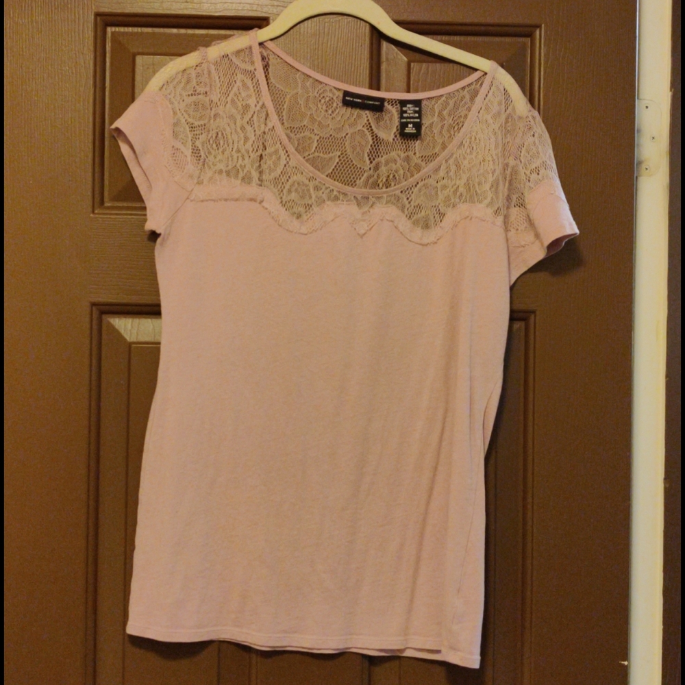 Sheer should cotton tee